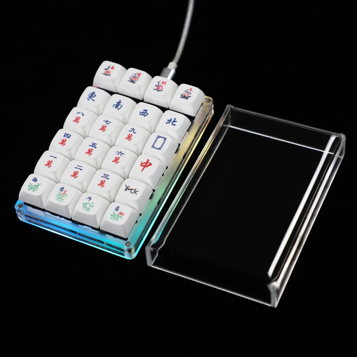 Mechanical keyboard Dust Cover Keycap Lid Acrylic for Numpad Pad YMD21