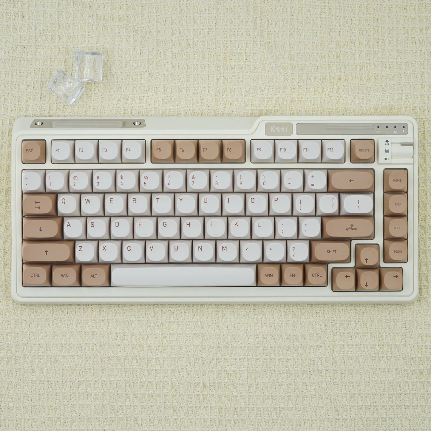 JCM MA Profile PBT Tiramisu Keycaps Alice Layout Dye-Sub Key Caps For Mechanical Gaming Keyboard ABM066 MX Switches Wooting