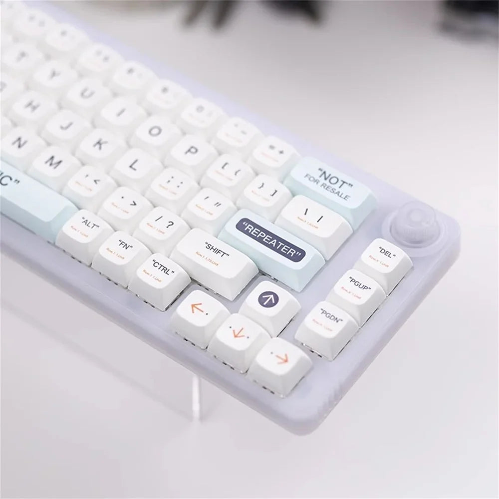 141 Keys XDA Profile Plastic Theme Keycaps PBT Dye Sublimation Key Caps Kit for GMK67 Gaming Mechanical Keyboard MX Switches