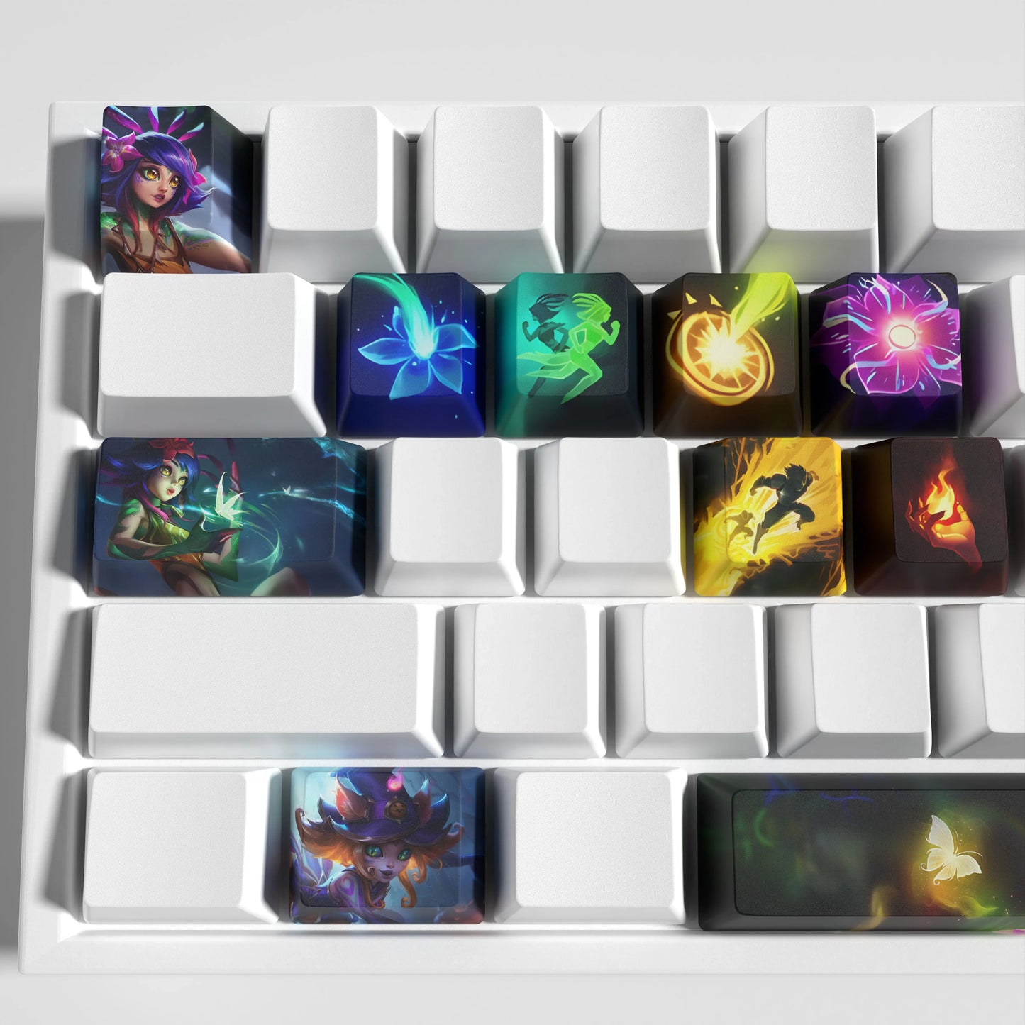 Neeko keycaps League of Legends Neeko keycaps  game keycaps OEM Profile 12keys PBT dye sub keycaps