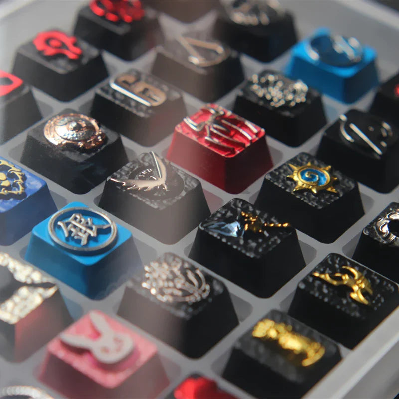 Dropshipping Artisan Custom ESC Keycap Alu Alloy Keycaps for Mechanical Keyboard STEAM R4 Height Stereoscopic