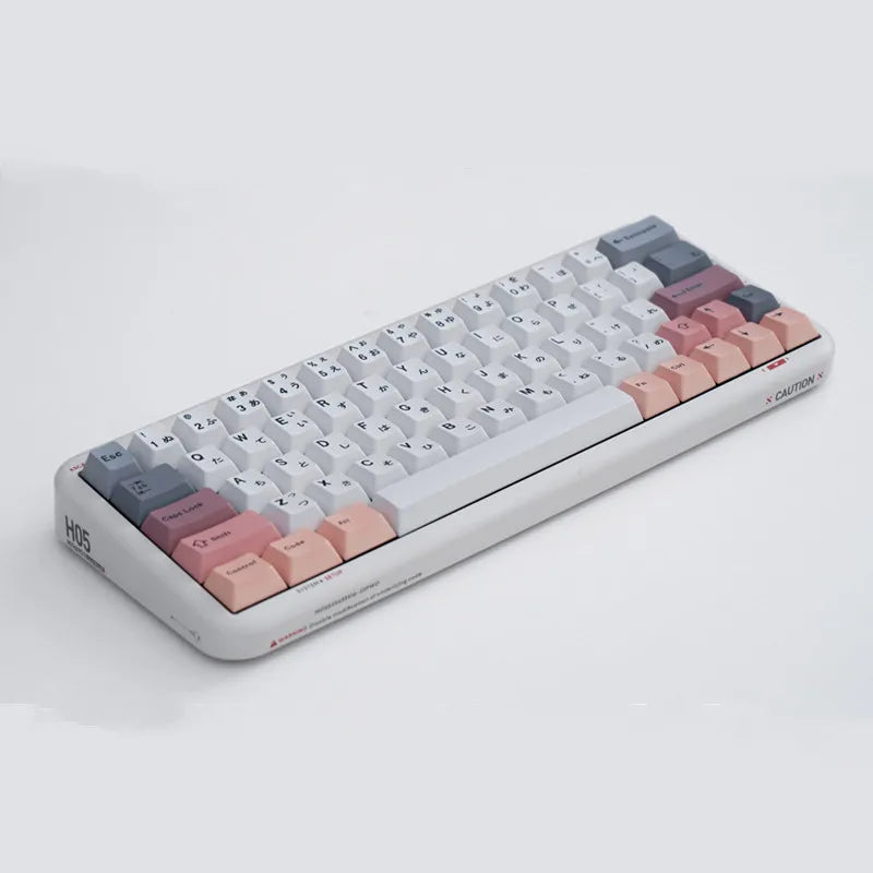 Akira Keycaps US/JP Cherry Profile 129/23 Keys PBT Material 5-side Dye Sublimation Keycap For MX Switch Mechanical Keyboard