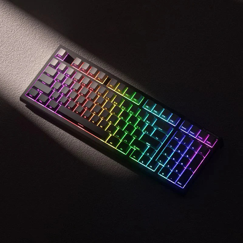 136 Key Polar Day Cherry Profile Side Print PBT keycaps Double Shot Shine Through Backlit Key Caps For MX Mechanical Keyboard