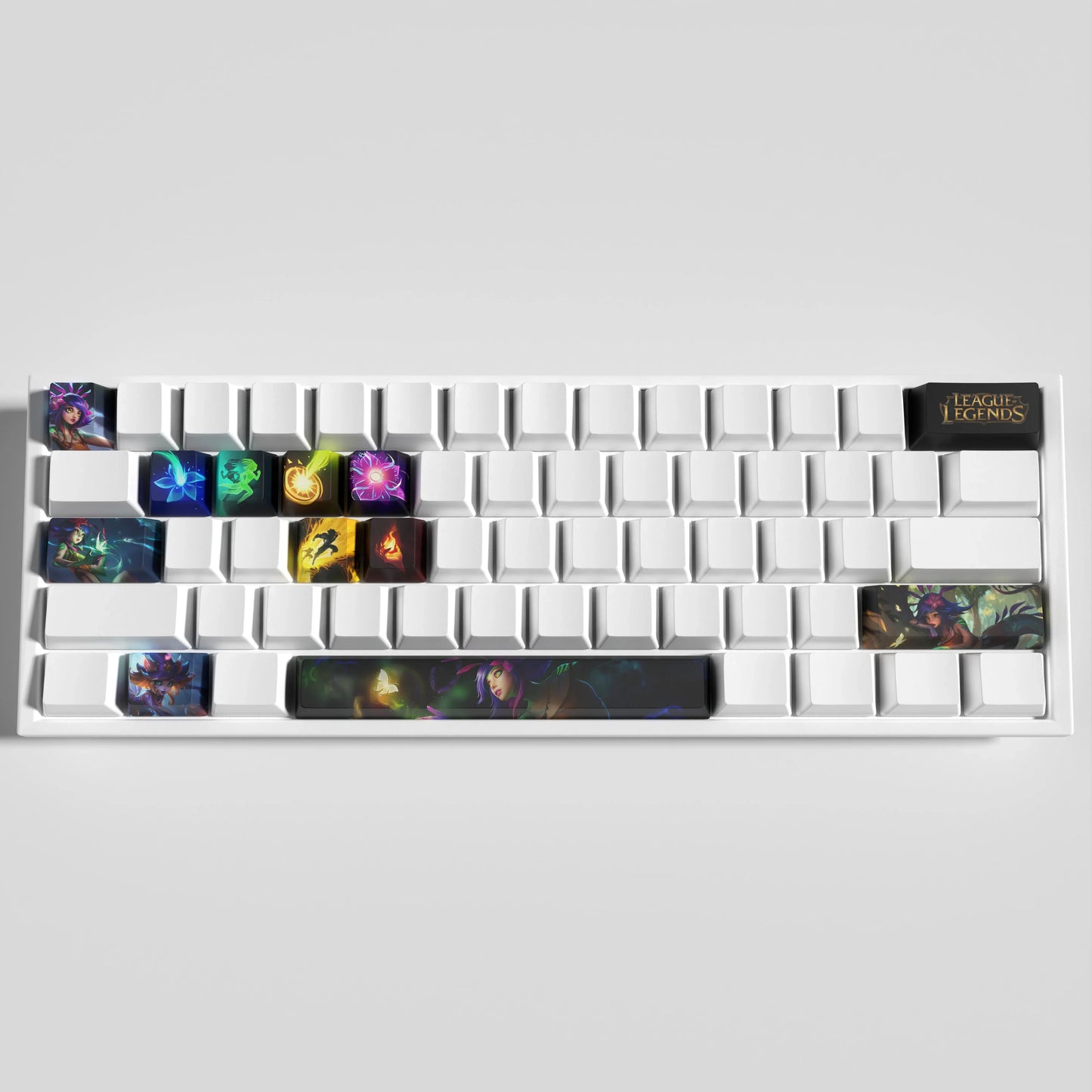 Neeko keycaps League of Legends Neeko keycaps  game keycaps OEM Profile 12keys PBT dye sub keycaps