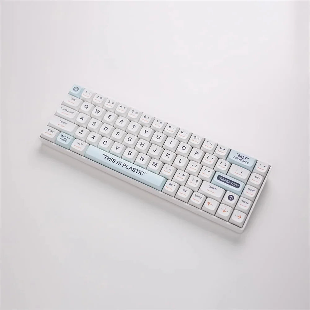 141 Keys XDA Profile Plastic Theme Keycaps PBT Dye Sublimation Key Caps Kit for GMK67 Gaming Mechanical Keyboard MX Switches